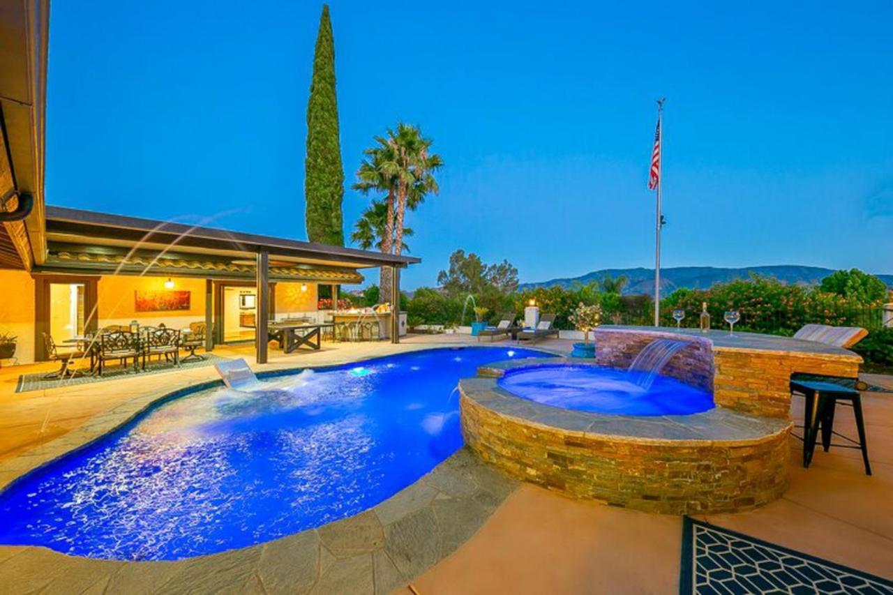 Perfect Wine Country Hilltop Hacienda Estate Temecula Exterior foto