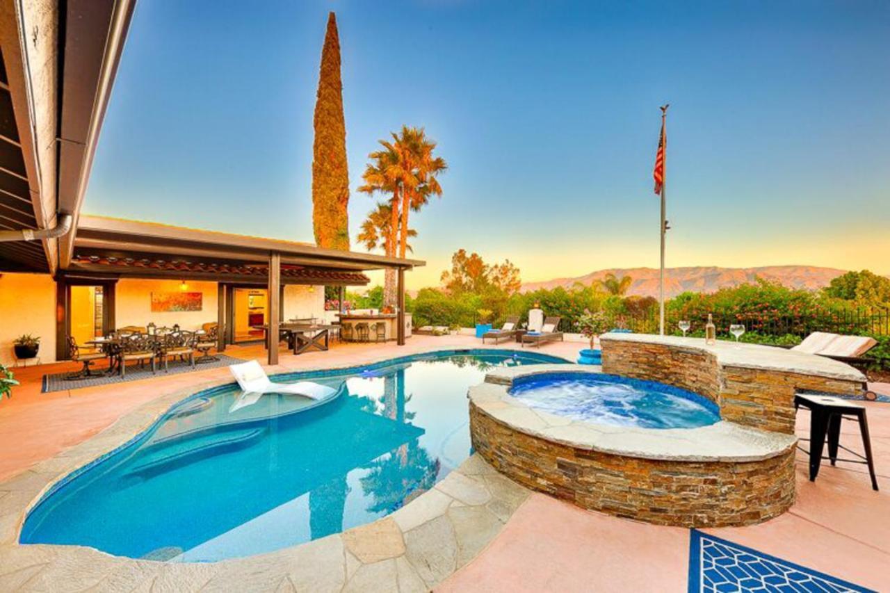 Perfect Wine Country Hilltop Hacienda Estate Temecula Exterior foto