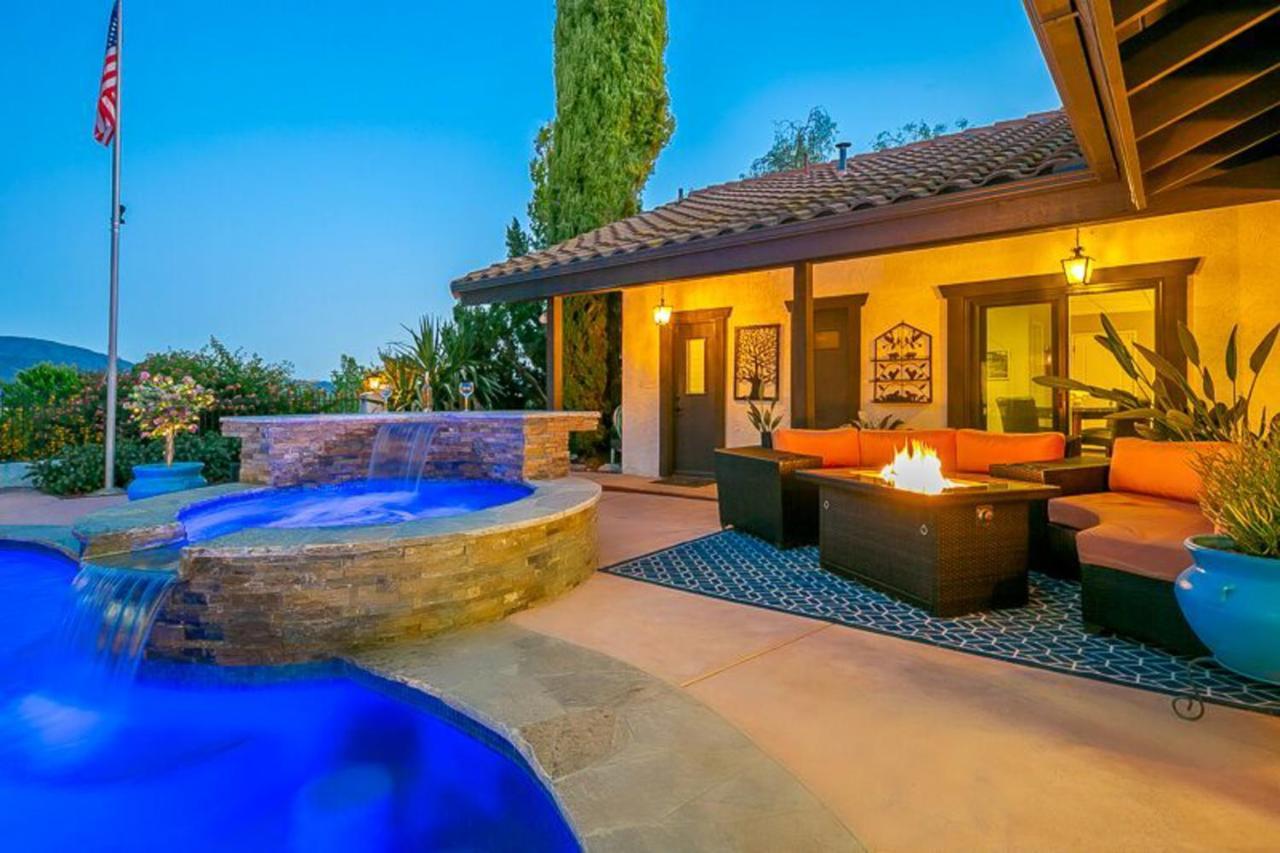 Perfect Wine Country Hilltop Hacienda Estate Temecula Exterior foto